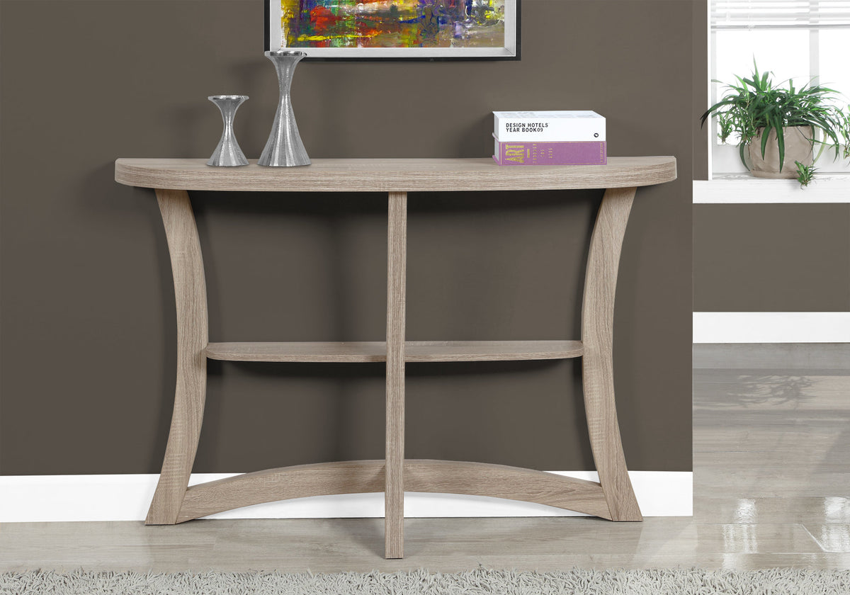 Tate Dark Taupe Hall Console | Ortholuxe Home