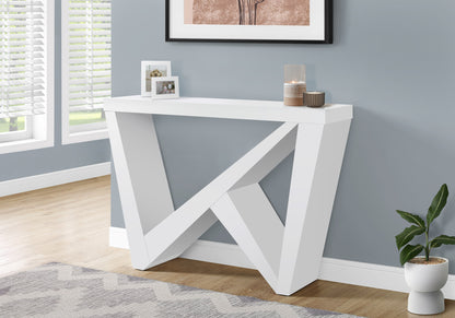 Vance White Hall Console | Ortholuxe Home