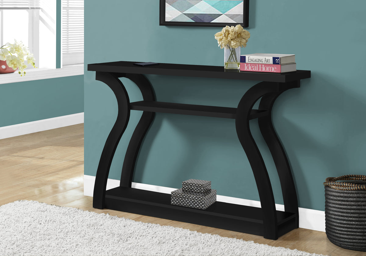 Wells Black Hall Console | Ortholuxe Home