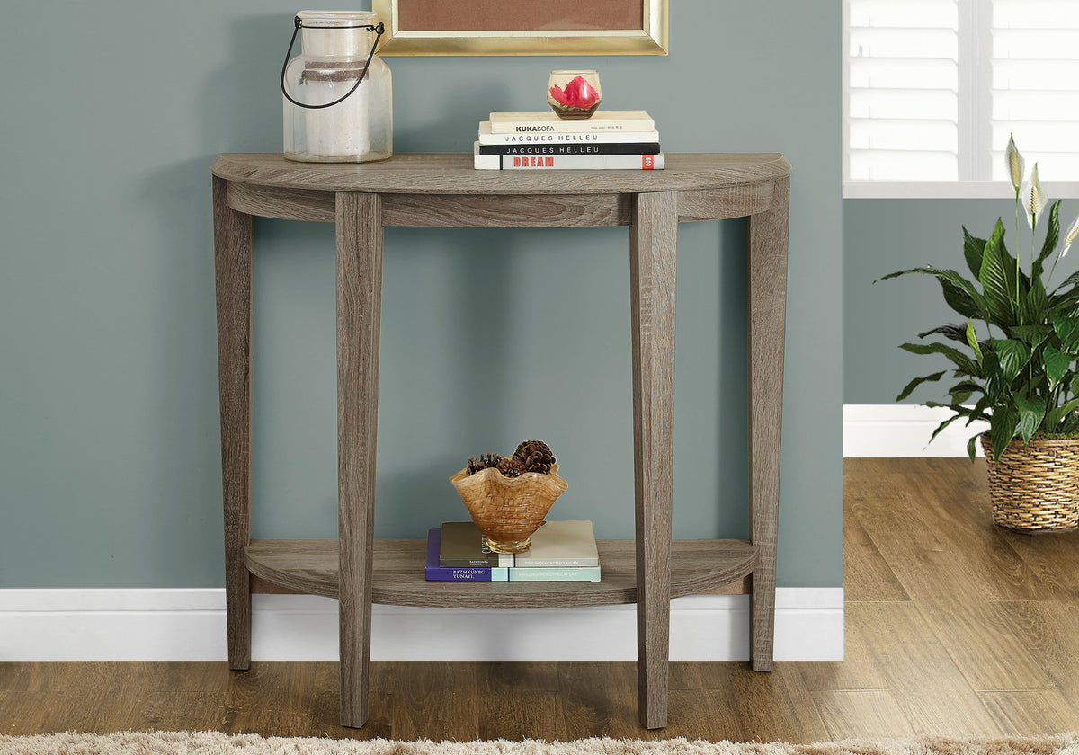 Bodhi Dark Taupe Hall Console | Ortholuxe Home