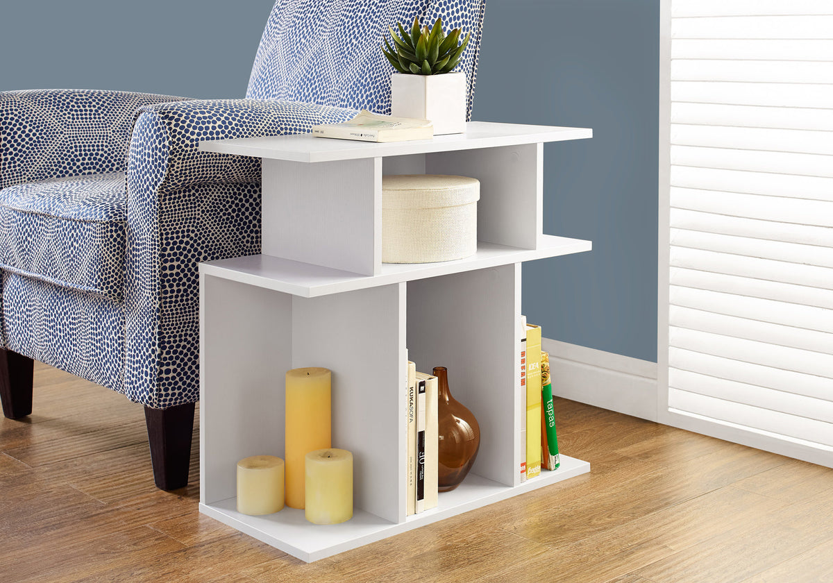 Dante White Accent Table | Ortholuxe Home