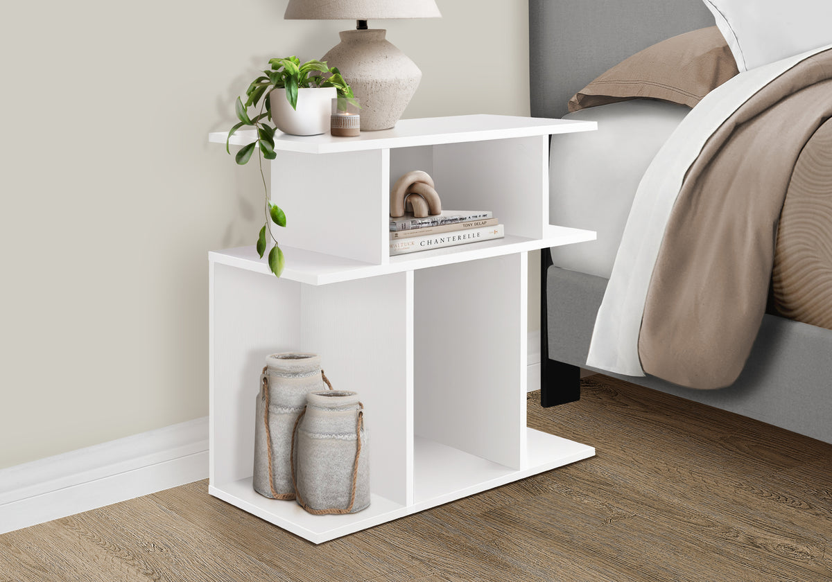 Dante White Accent Table | Ortholuxe Home - Photo 2