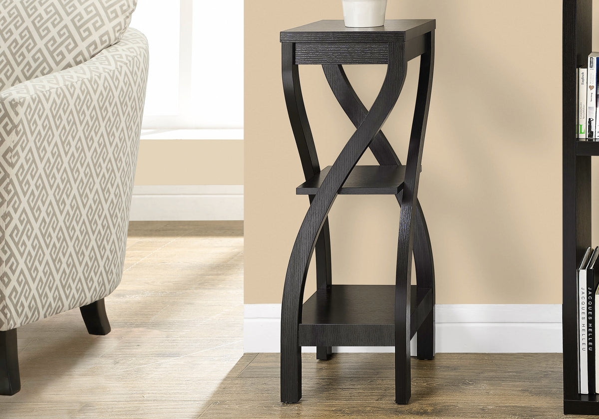 Dante Espresso Accent Table | Ortholuxe Home