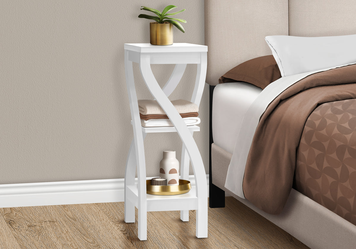 Dante White Accent Table | Ortholuxe Home - Photo 2