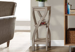 Enzo Dark Taupe Accent Table | Ortholuxe Home