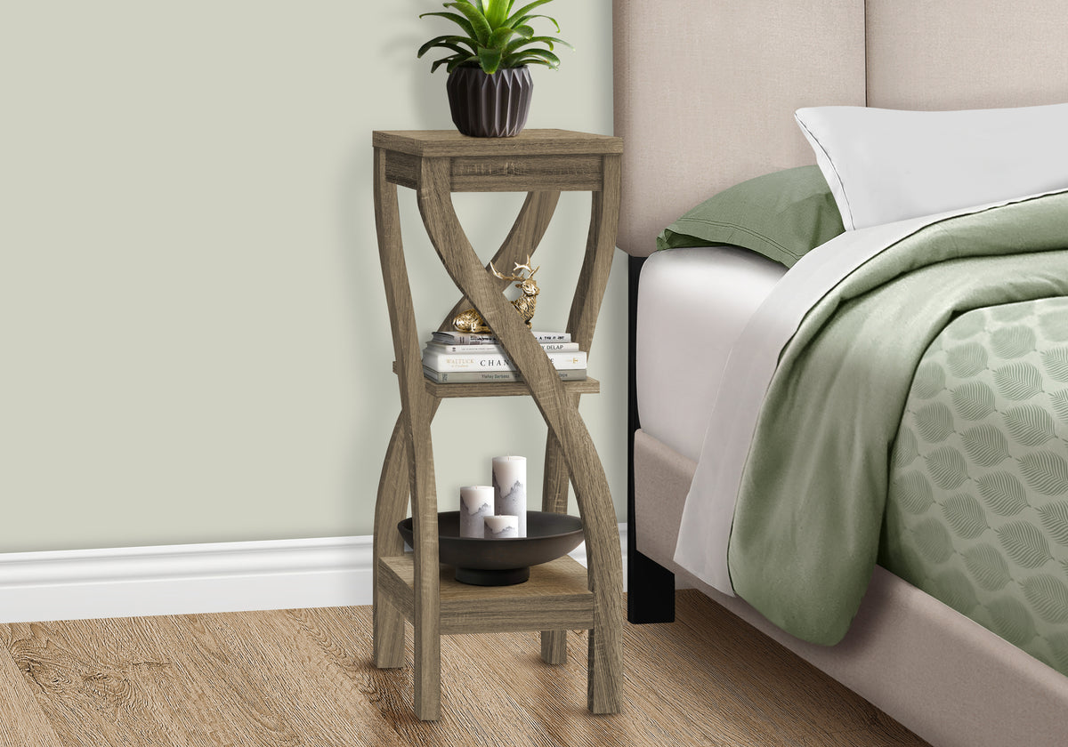 Enzo Dark Taupe Accent Table | Ortholuxe Home - Photo 2