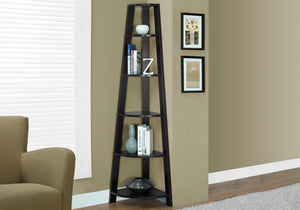 Felix Espresso Corner Accent Etagere | Ortholuxe Home - Photo 2