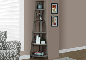 Felix Dark Taupe Corner Accent Etagere | Ortholuxe Home - Photo 2