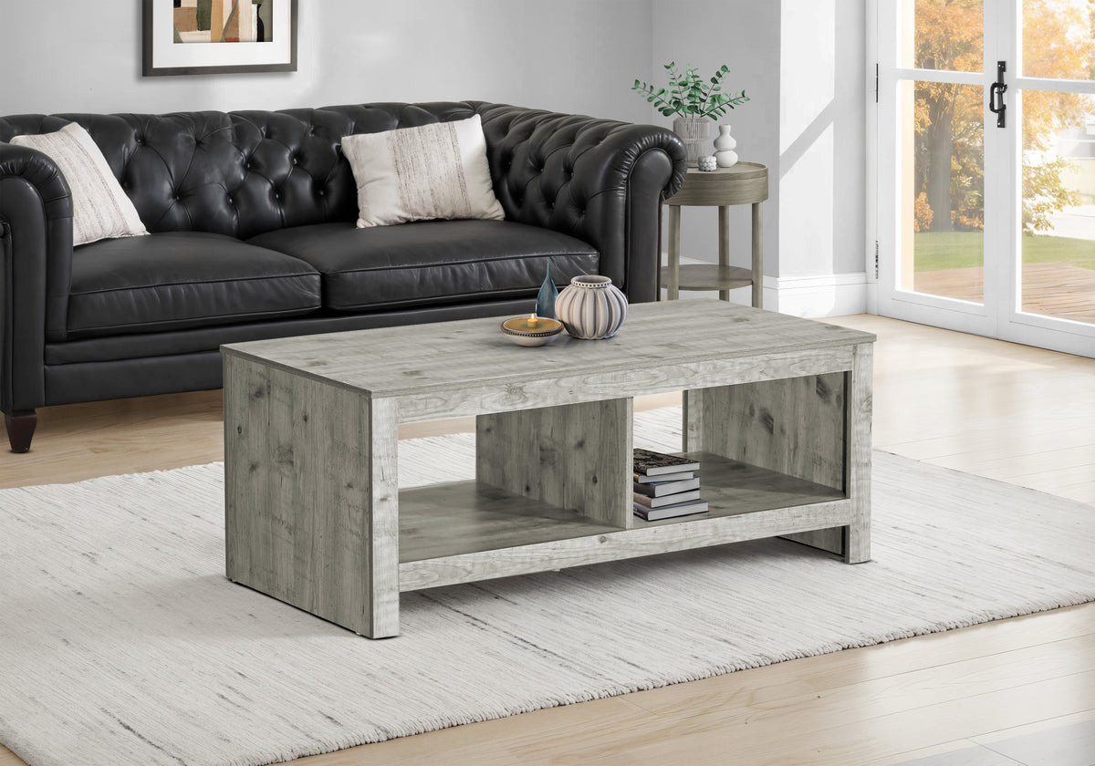 Hugo Rustic Grey Coffee Table | Ortholuxe Home