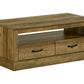 Ivo Dark Brown Knotty Oak Coffee Table | Ortholuxe Home - Photo 2