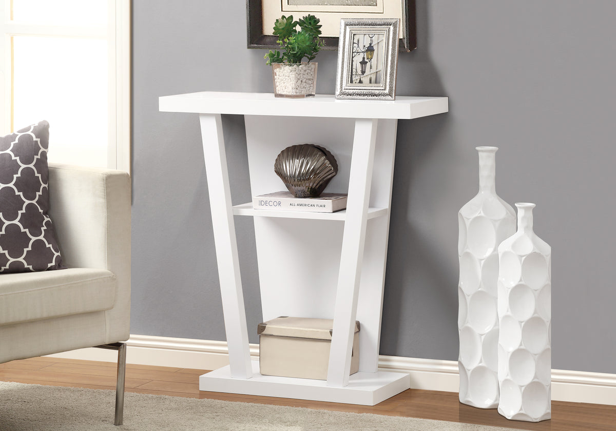 Nico White Hall Console | Ortholuxe Home - Photo 2