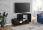 Remy Black Marble TV Stand | Ortholuxe Home