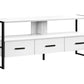 Remy White & Black Metal TV Stand | Ortholuxe Home - Photo 2