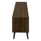 Soren Brown Wood-Look TV Stand with 2 Doors | Ortholuxe Home - Photo 4