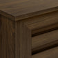 Soren Brown Wood-Look TV Stand with 2 Doors | Ortholuxe Home - Photo 7