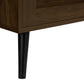 Soren Brown Wood-Look TV Stand with 2 Doors | Ortholuxe Home - Photo 9