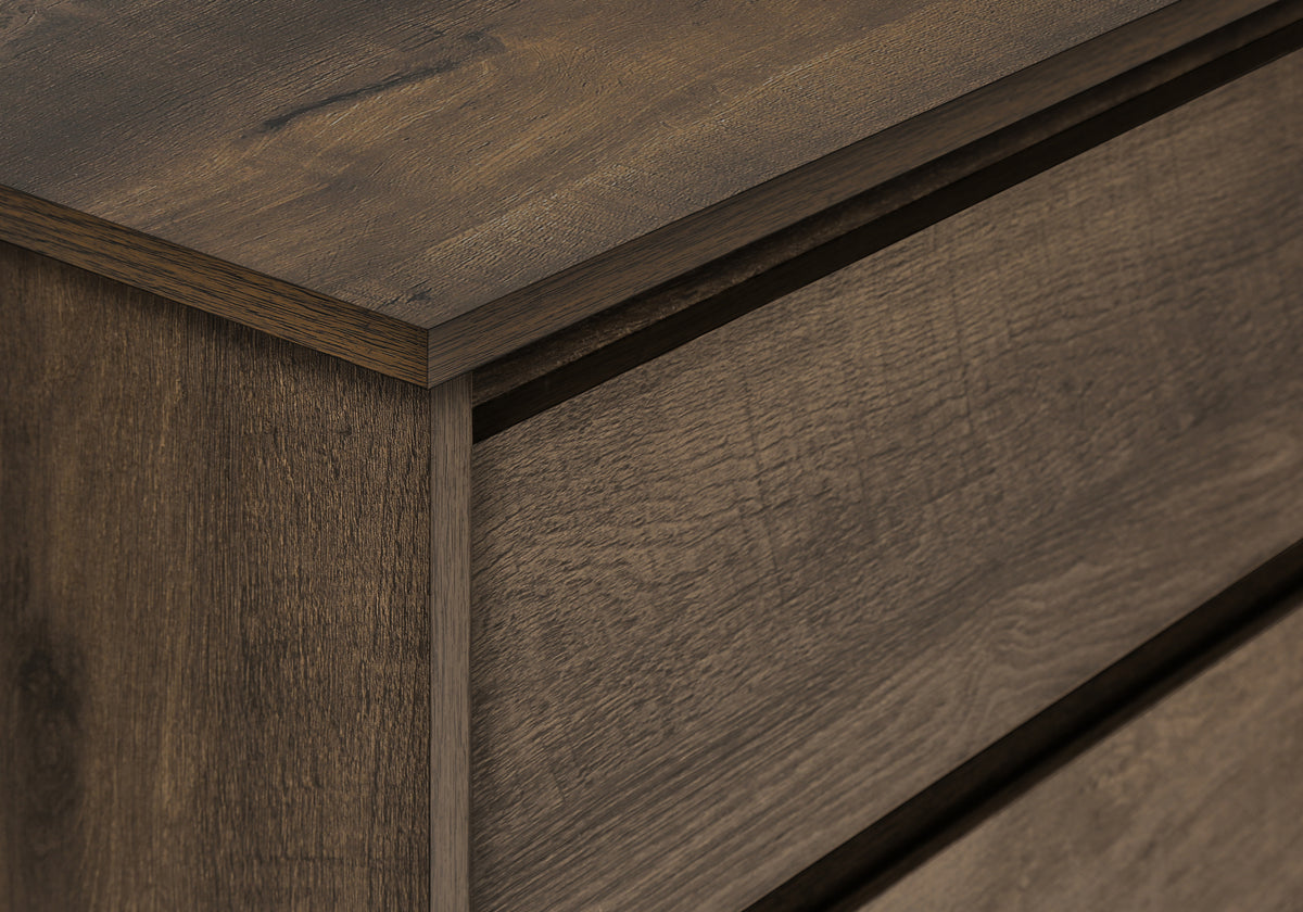 Soren Dark Brown Wood-Look TV Stand | Ortholuxe Home - Photo 7
