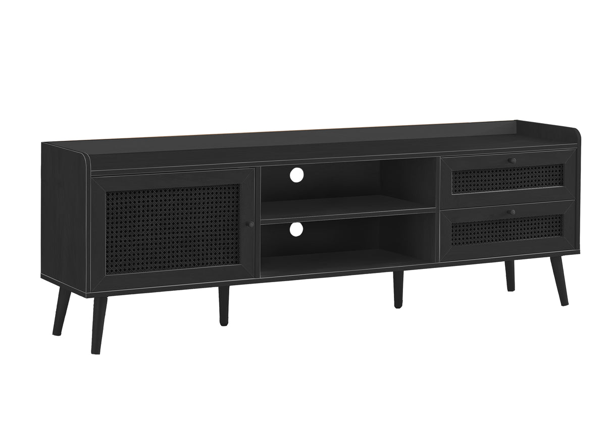 Theo Black TV Stand | Ortholuxe Home - Photo 2