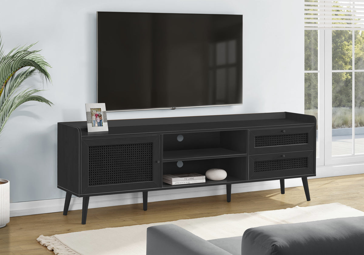 Theo Black TV Stand | Ortholuxe Home