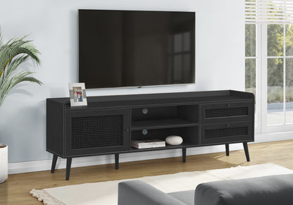 Theo Black TV Stand | Ortholuxe Home