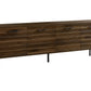 Theo Dark Brown Wood-Look TV Stand with 4 Doors | Ortholuxe Home - Photo 2