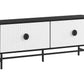 Vito Black TV Stand with Black Metal | Ortholuxe Home - Photo 2
