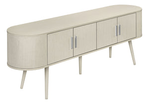Hazel Antique White TV Stand with 4 Doors | Ortholuxe Home - Photo 2