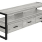 Linden Grey Reclaimed Wood-Look TV Stand | Ortholuxe Home - Photo 2