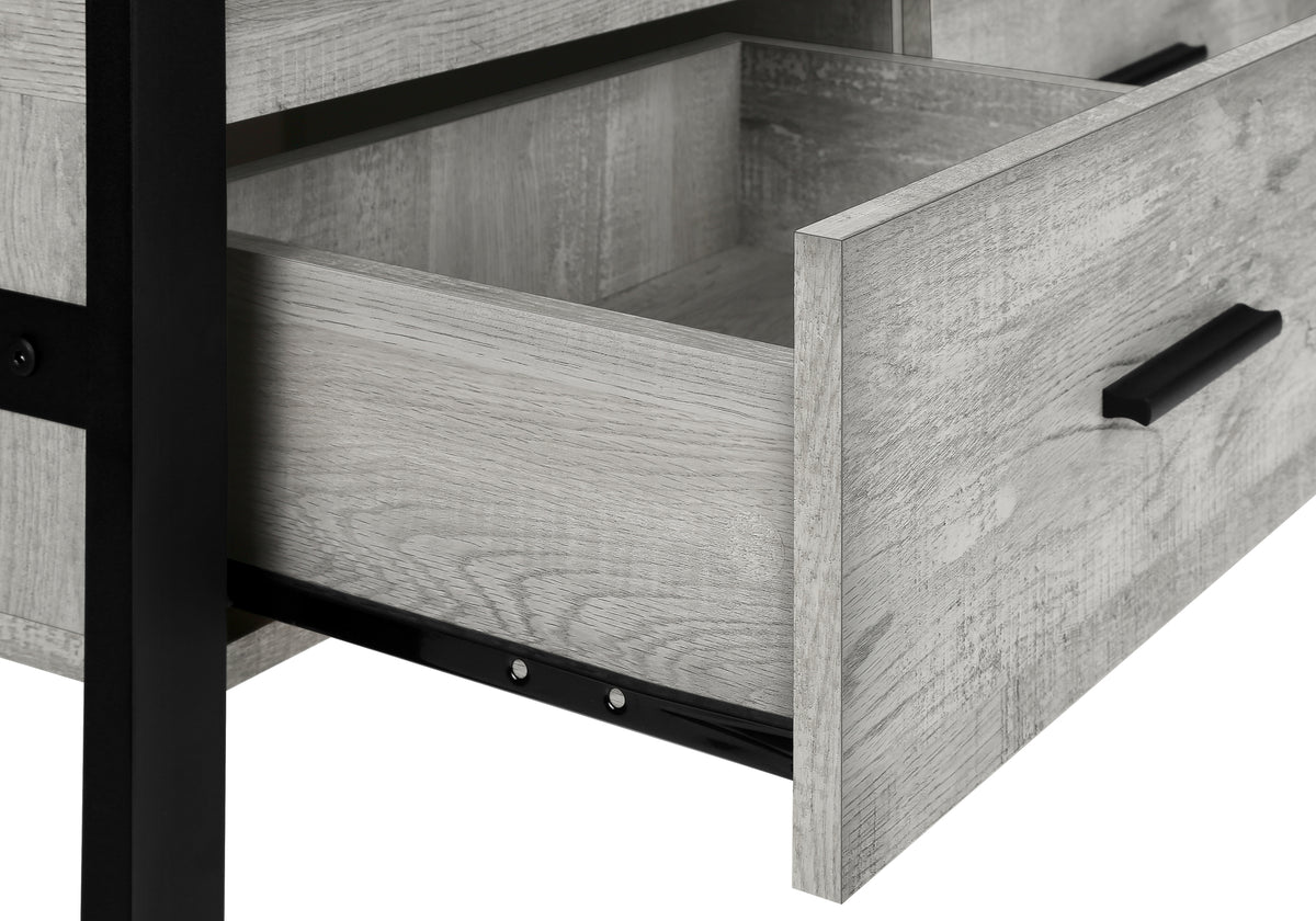 Linden Grey Reclaimed Wood-Look TV Stand | Ortholuxe Home - Photo 9