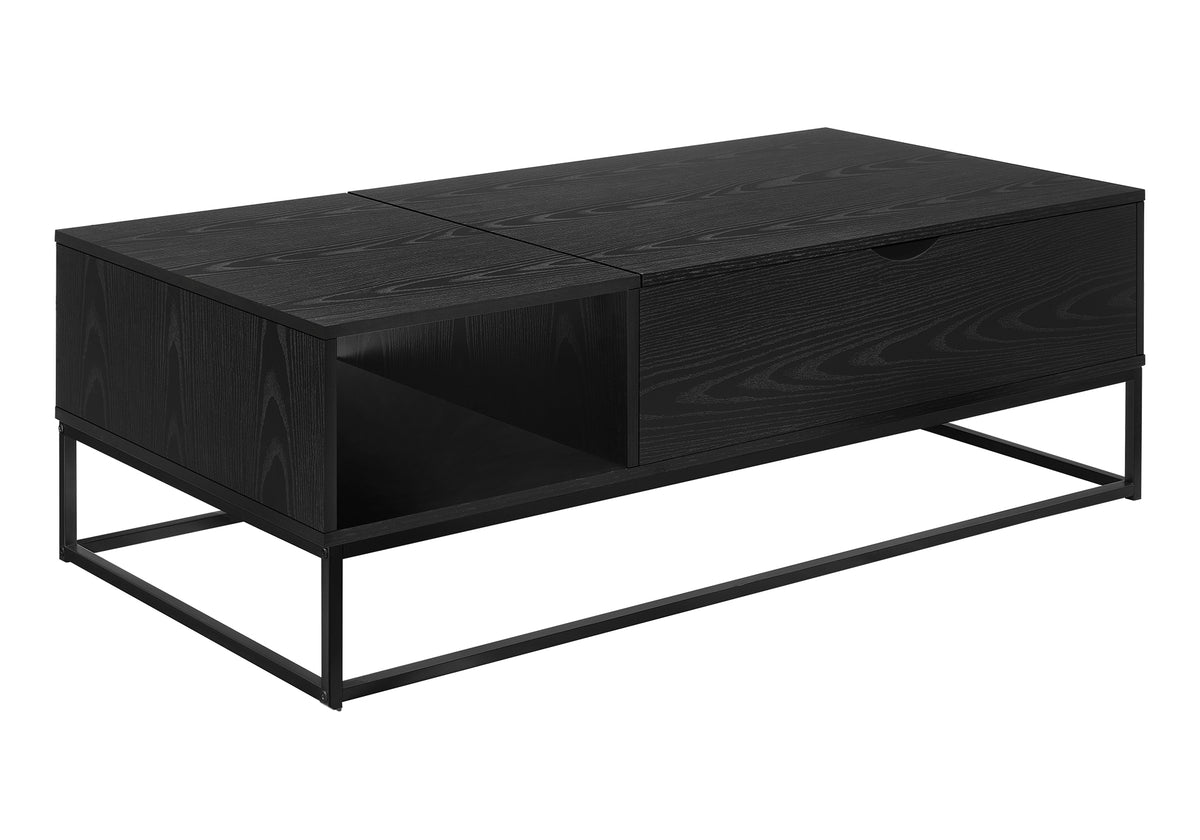 Linden Lift- Black & Black Metal Coffee Table | Ortholuxe Home - Photo 3