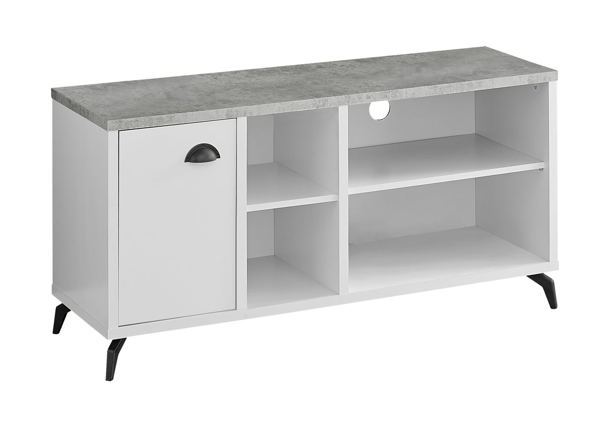 Oakley White TV Stand | Ortholuxe Home - Photo 2