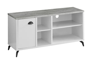 Oakley White TV Stand | Ortholuxe Home - Photo 2