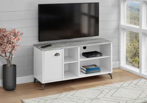 Oakley White TV Stand | Ortholuxe Home