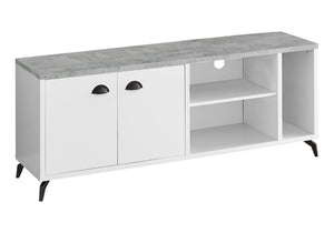 Oakley White TV Stand | Ortholuxe Home - Photo 2