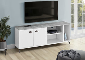 Oakley White TV Stand | Ortholuxe Home