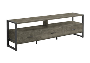 Oakley Dark Bronze & Black Metal TV Stand | Ortholuxe Home - Photo 2