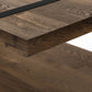 Rowan Brown Reclaimed Wood-Look Coffee Table | Ortholuxe Home - Photo 7