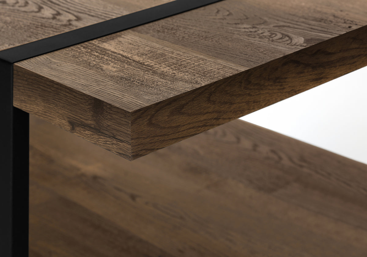 Rowan Brown Reclaimed Wood-Look Coffee Table | Ortholuxe Home - Photo 7