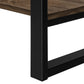 Rowan Brown Reclaimed Wood-Look Coffee Table | Ortholuxe Home - Photo 8