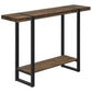 Rowan Brown Reclaimed Wood-Look Accent Table | Ortholuxe Home - Photo 3