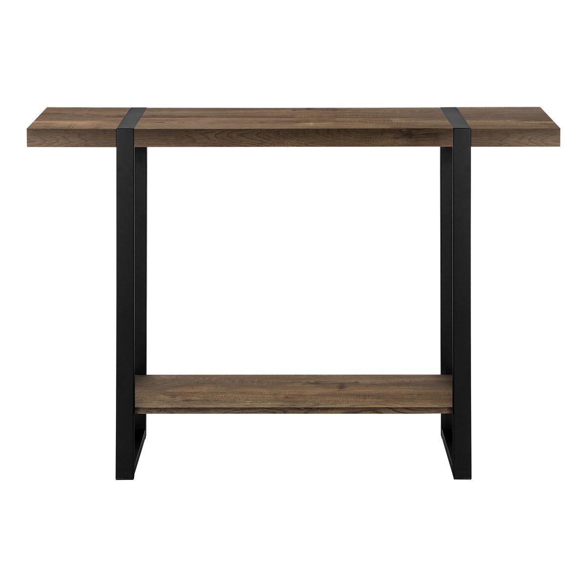 Rowan Brown Reclaimed Wood-Look Accent Table | Ortholuxe Home - Photo 4