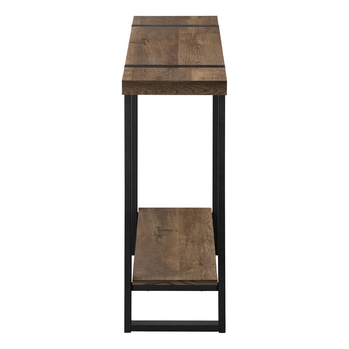 Rowan Brown Reclaimed Wood-Look Accent Table | Ortholuxe Home - Photo 5