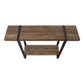 Rowan Brown Reclaimed Wood-Look Accent Table | Ortholuxe Home - Photo 7