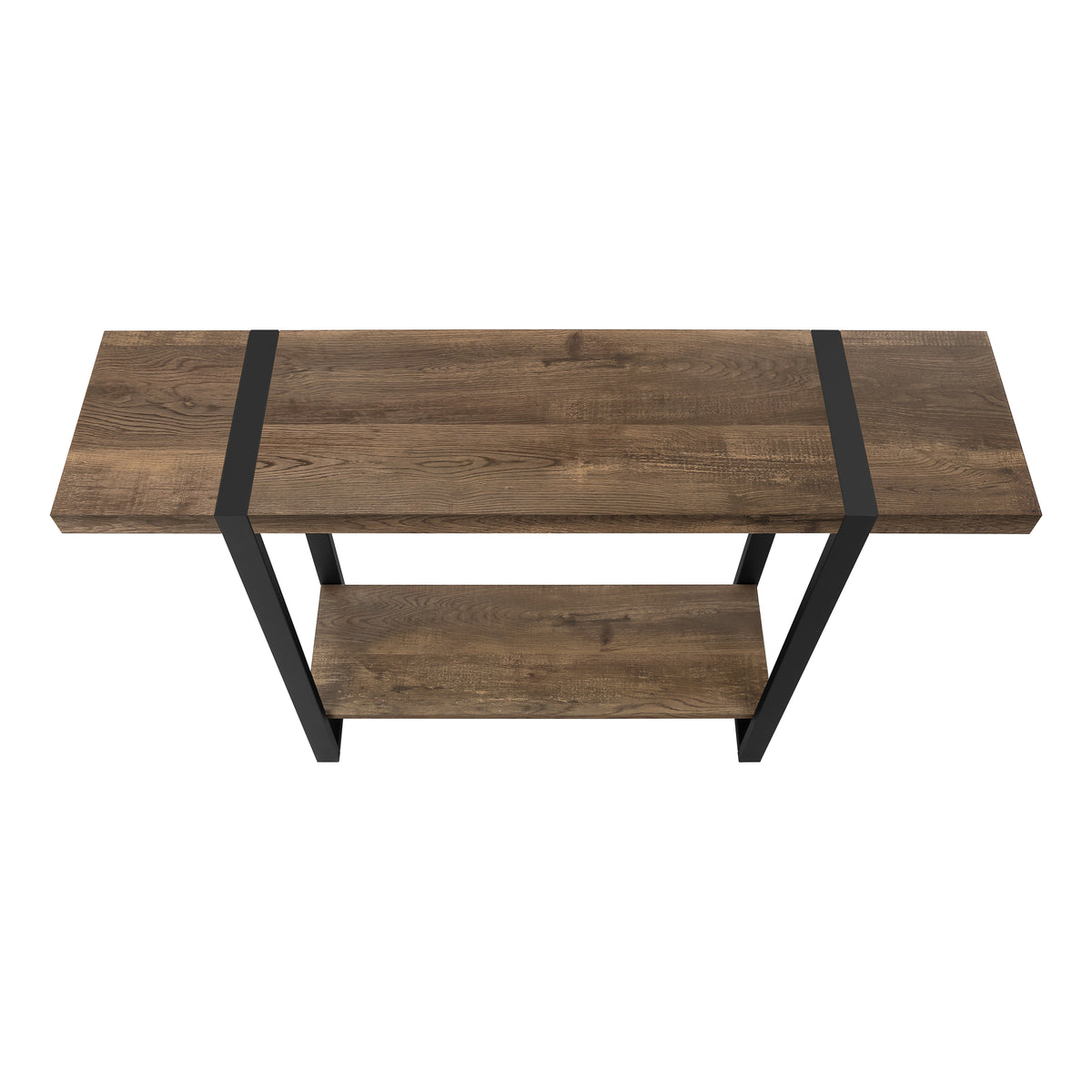 Rowan Brown Reclaimed Wood-Look Accent Table | Ortholuxe Home - Photo 7