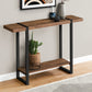 Rowan Brown Reclaimed Wood-Look Accent Table | Ortholuxe Home - Photo 2