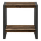 Rowan Brown Reclaimed Wood-Look Accent Table | Ortholuxe Home - Photo 4