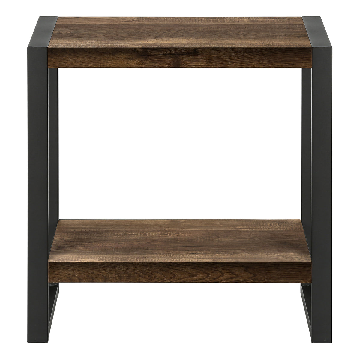 Rowan Brown Reclaimed Wood-Look Accent Table | Ortholuxe Home - Photo 4