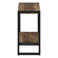 Rowan Brown Reclaimed Wood-Look Accent Table | Ortholuxe Home - Photo 5