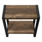 Rowan Brown Reclaimed Wood-Look Accent Table | Ortholuxe Home - Photo 7