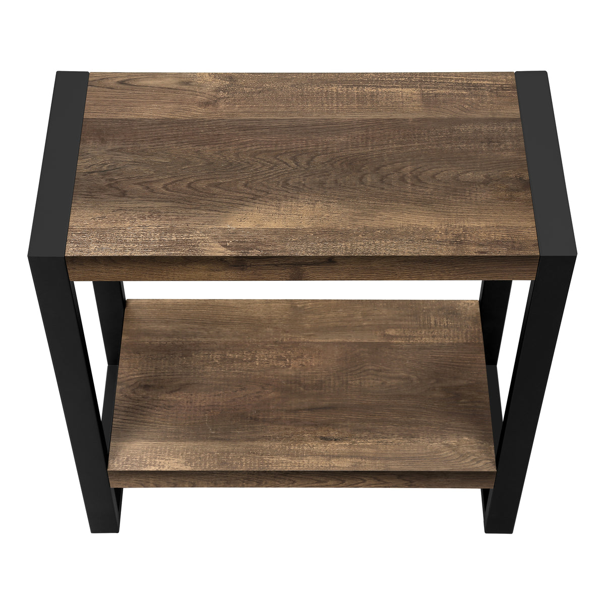 Rowan Brown Reclaimed Wood-Look Accent Table | Ortholuxe Home - Photo 7